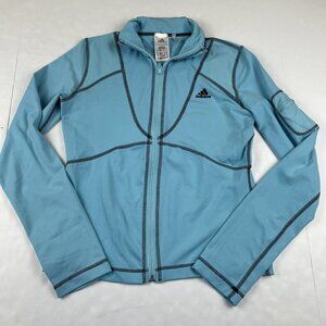 Adidas Climalite Running Jacket Clima365 Women’s S Full Zip Media Arm Pocket